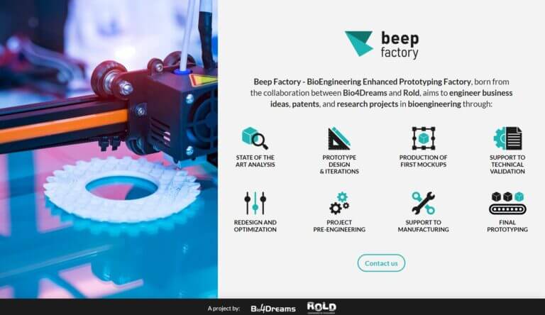 Bio4Dreams e Rold accelerano la messa a terra di idee di bioingegneria
