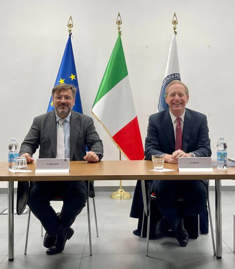 L’Agenzia per la Cybersicurezza Nazionale entra a far parte del Microsoft Government Security Program